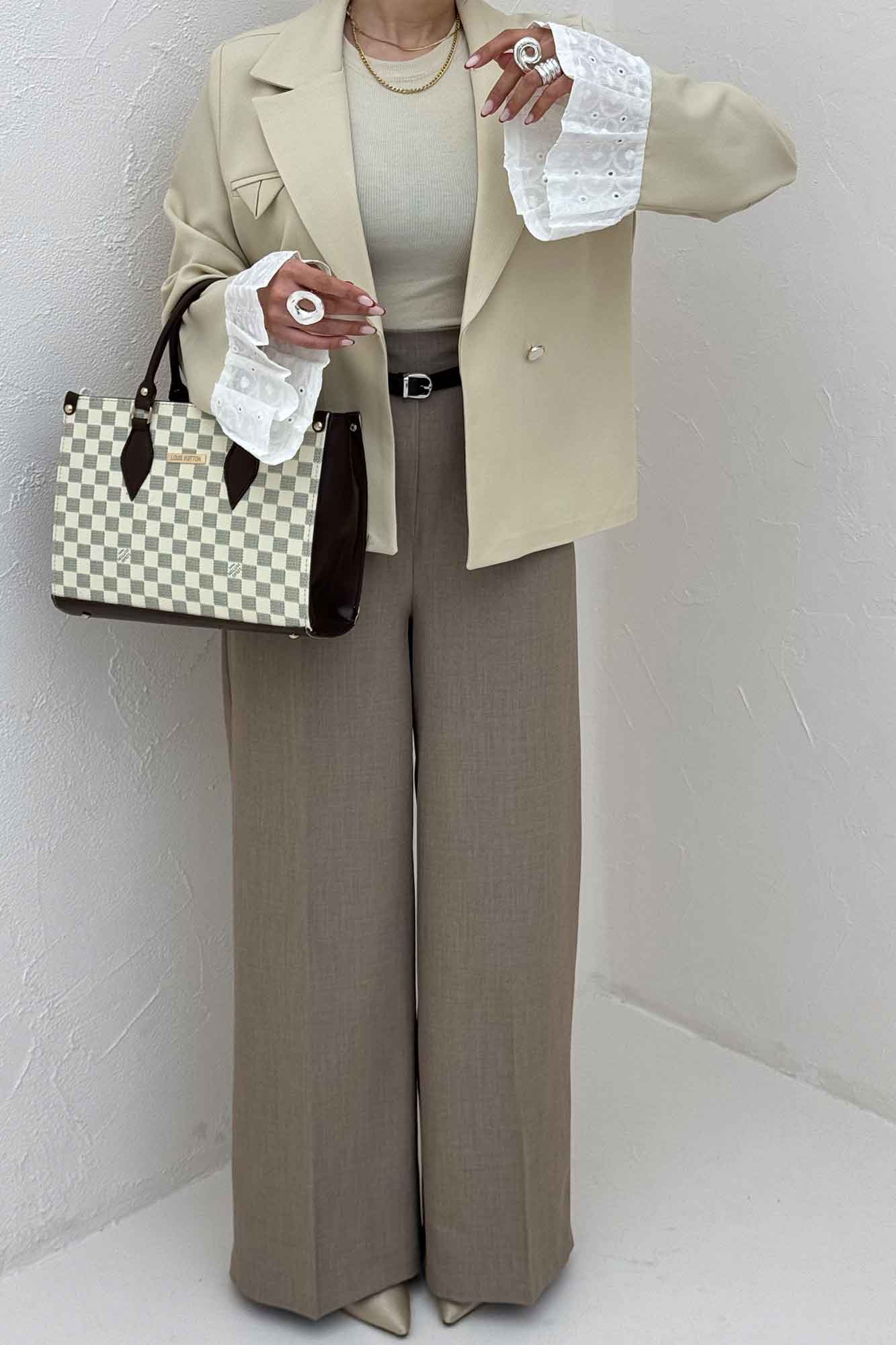 کت مازاتی کجراه سر آستین تور هلیا