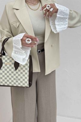 کت مازاتی کجراه سر آستین تور هلیا