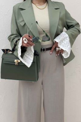 کت مازاتی کجراه سر آستین تور هلیا