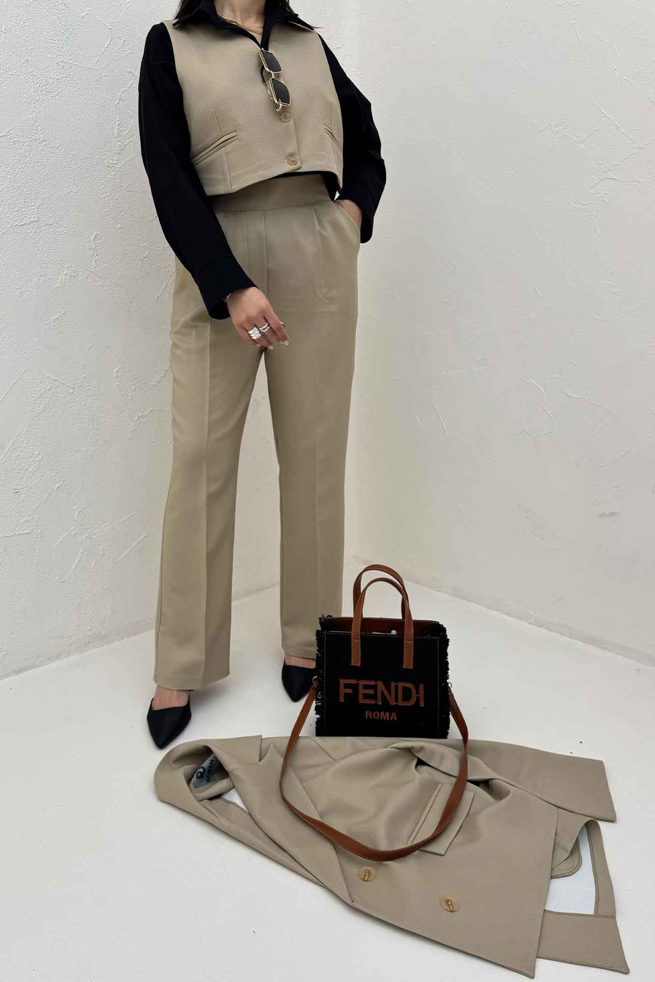 ست سه تیکه مازراتی کجراه گندم