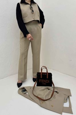 ست سه تیکه مازراتی کجراه گندم