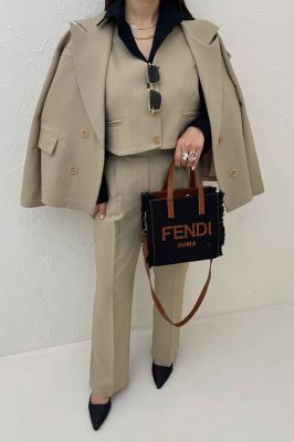 ست سه تیکه مازراتی کجراه گندم