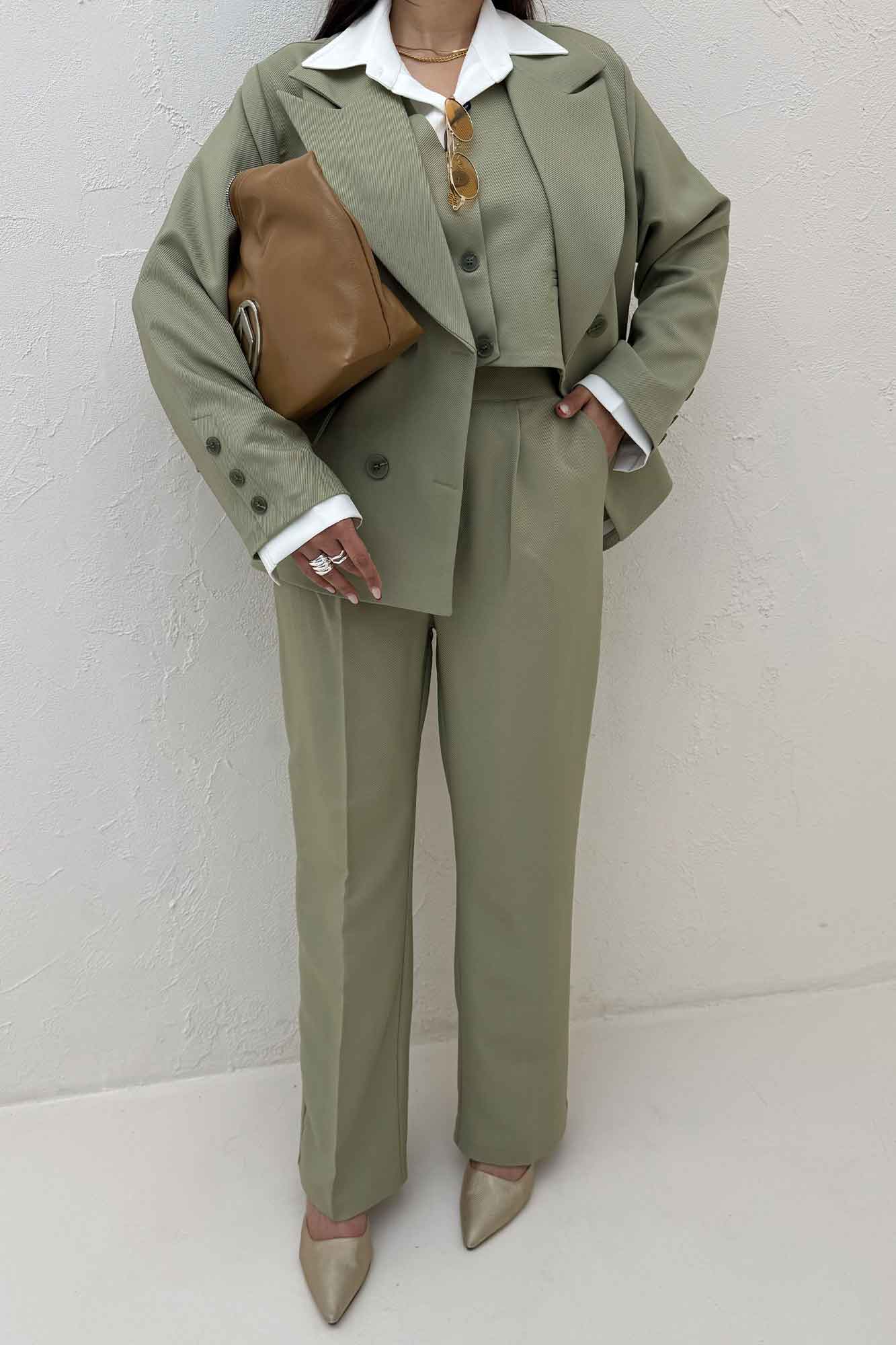 ست سه تیکه مازراتی کجراه گندم