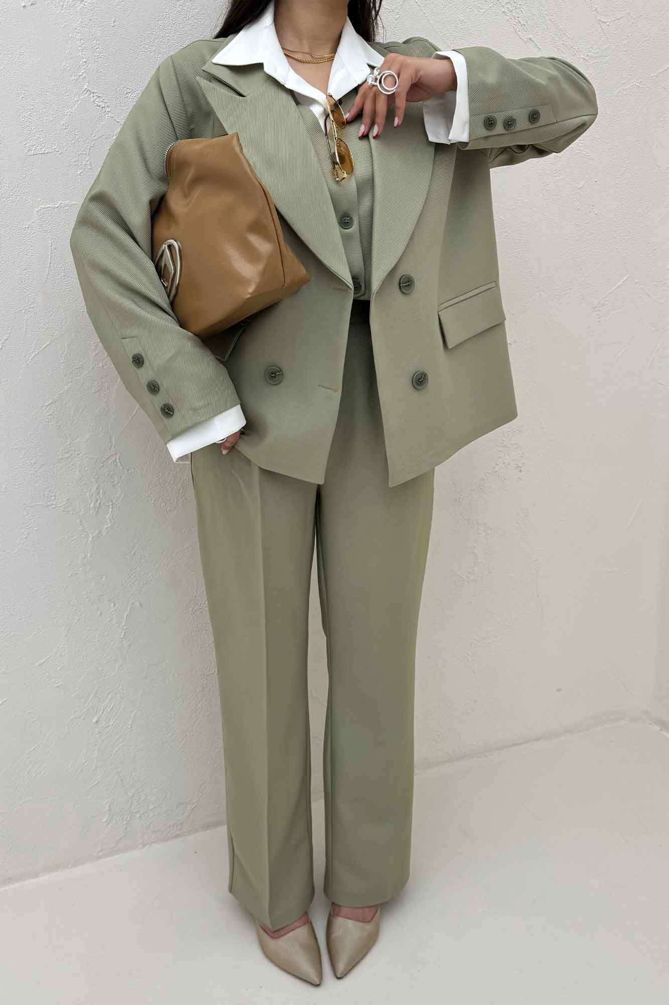 ست سه تیکه مازراتی کجراه گندم