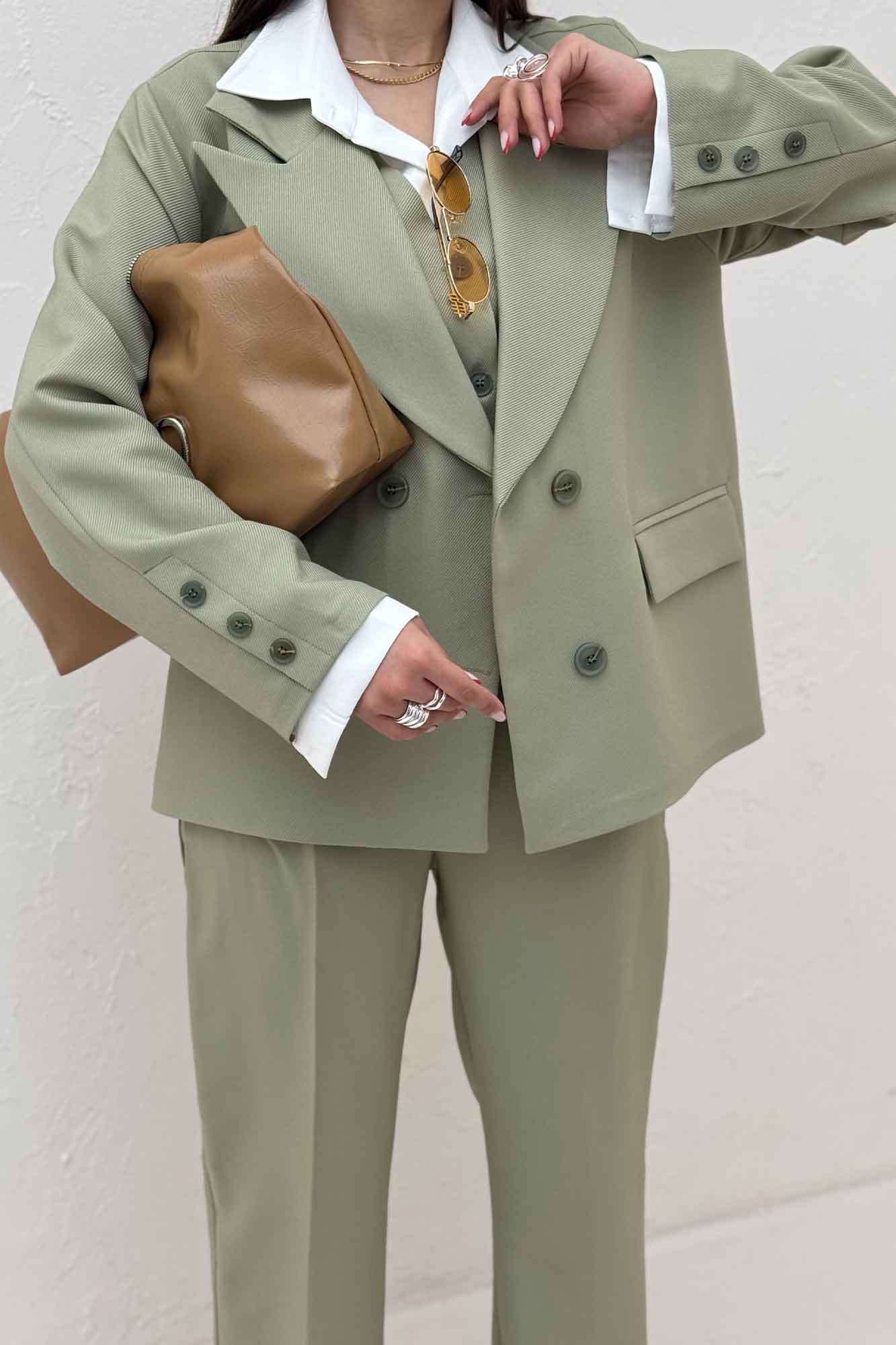 ست سه تیکه مازراتی کجراه گندم