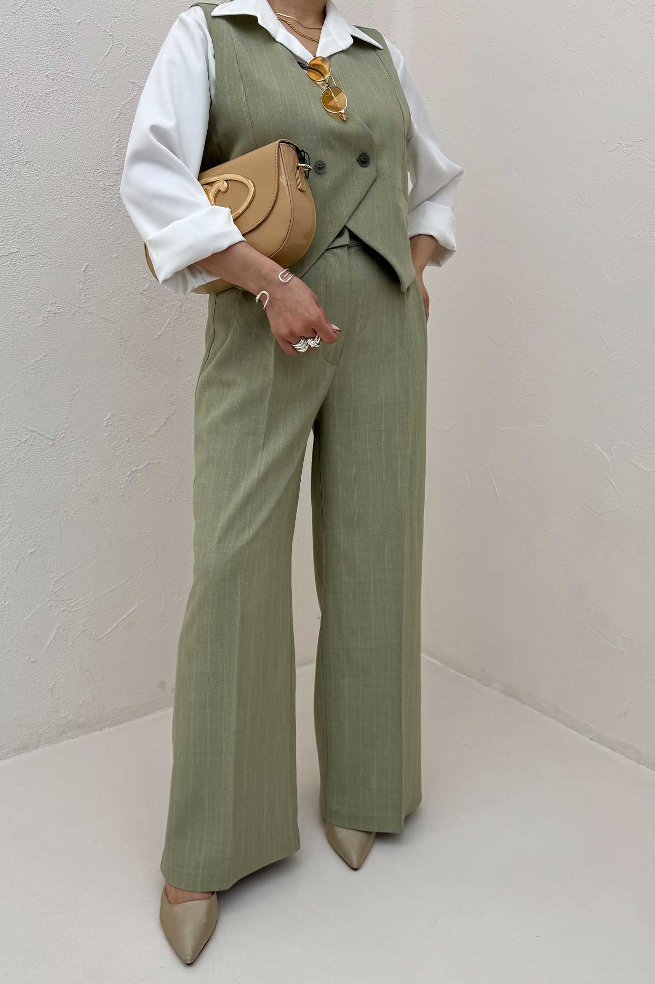 ست ژیله و شلوار بزیاق دیپلمات فریماه