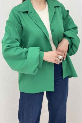 شومیز مانتویی مازراتی آستین پیله 