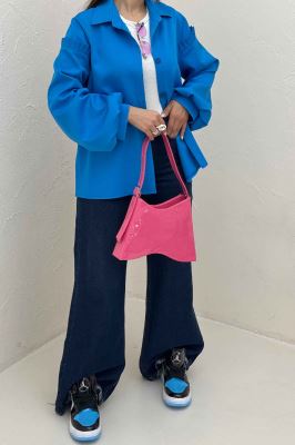 شومیز مانتویی مازراتی آستین پیله 