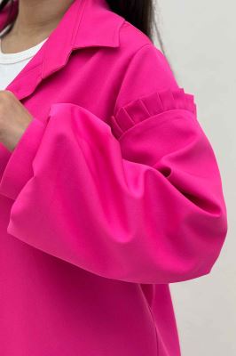 شومیز مانتویی مازراتی آستین پیله 