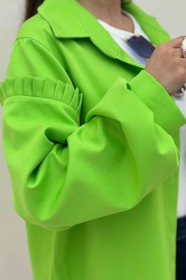 شومیز مانتویی مازراتی آستین پیله 