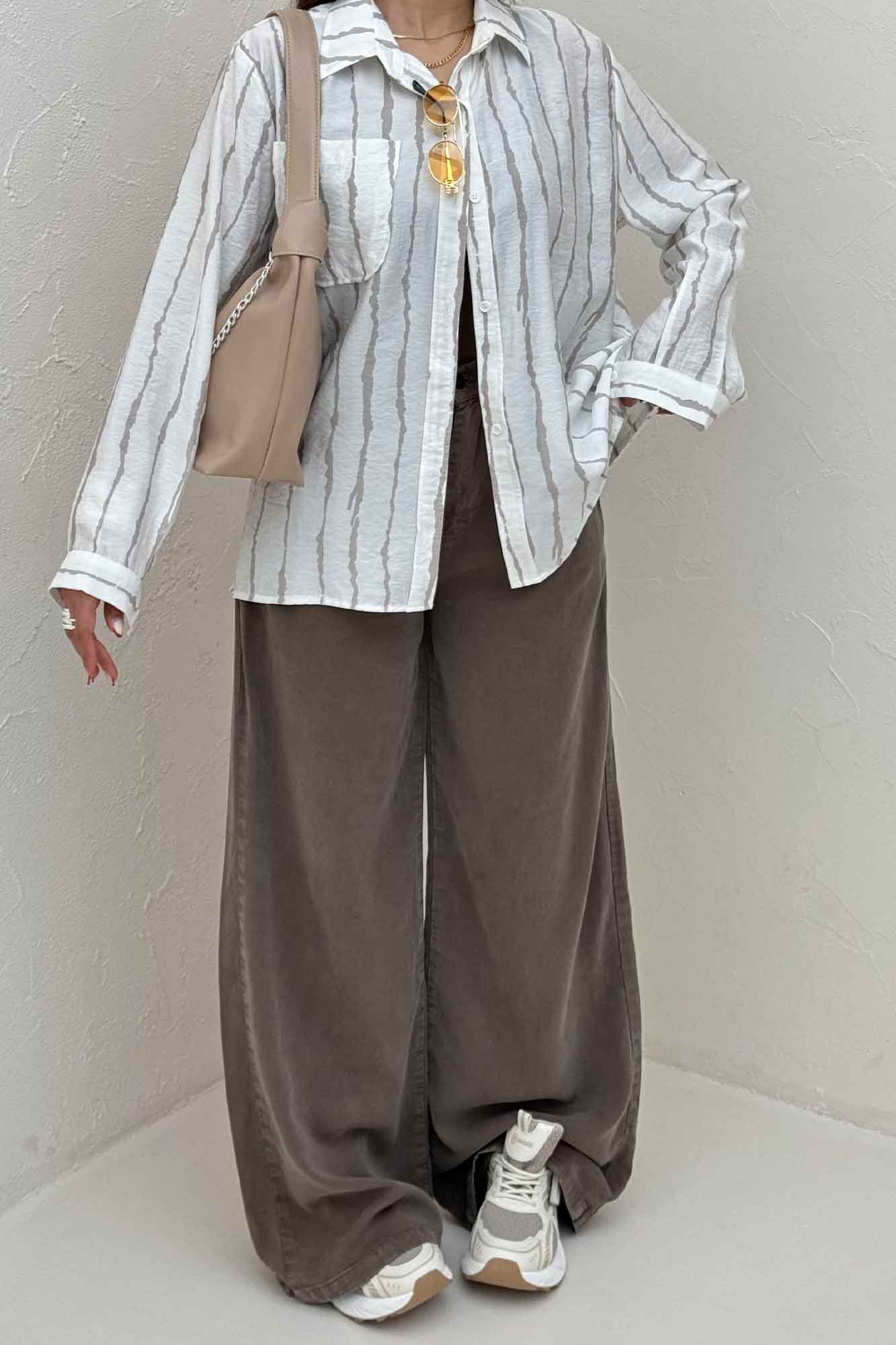 شومیز مانتویی ترک PERRY