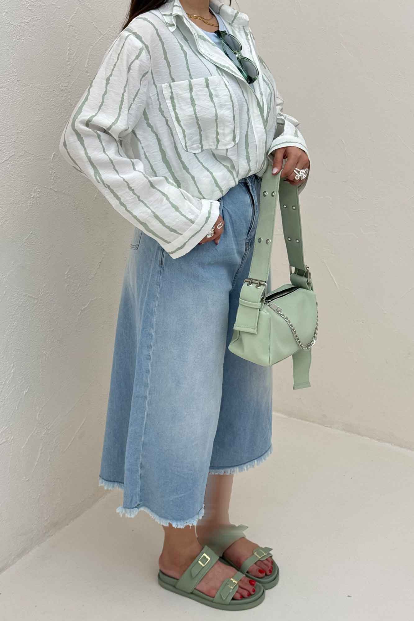 شومیز مانتویی ترک PERRY