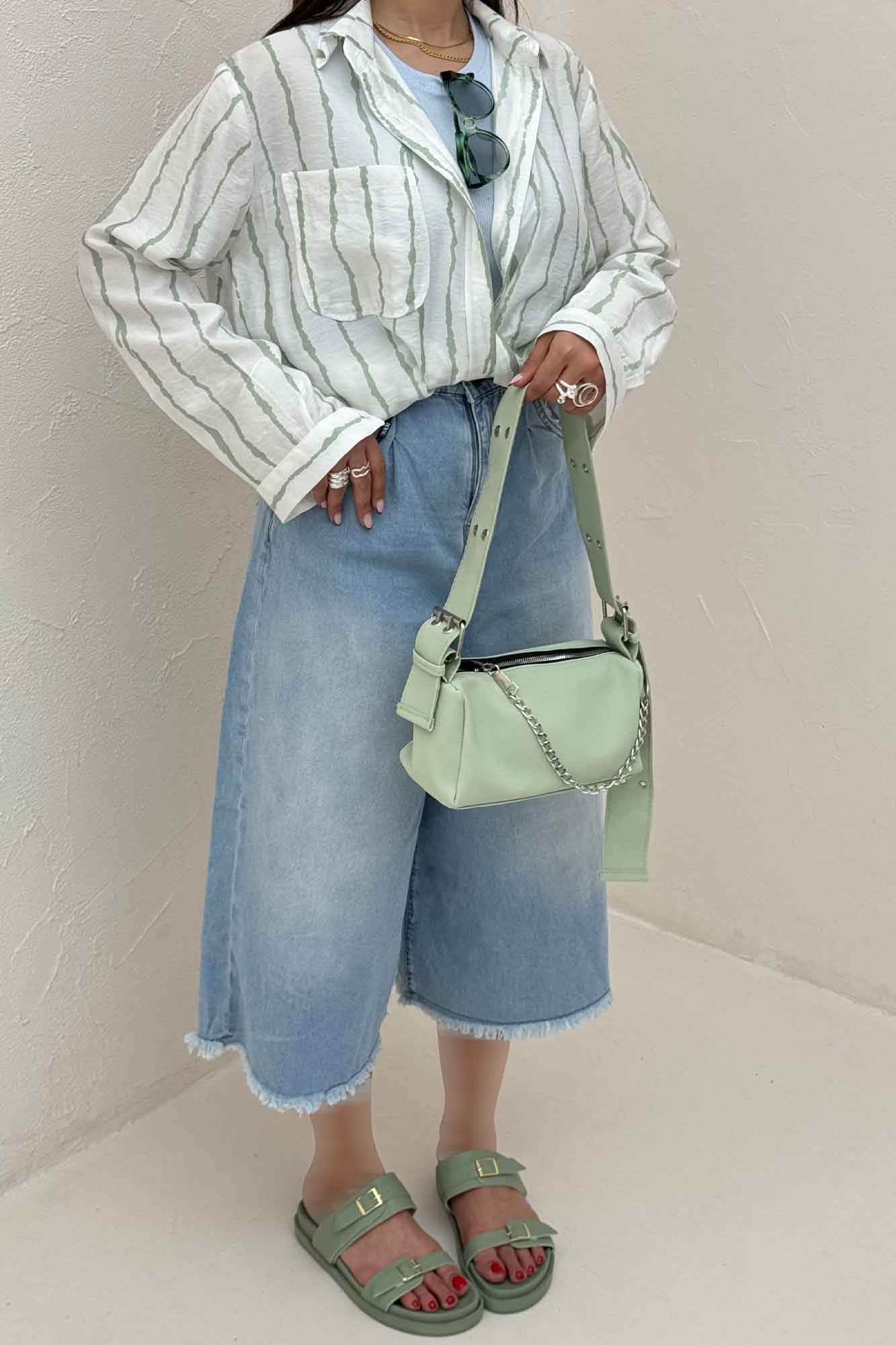 شومیز مانتویی ترک PERRY