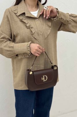 شومیز مانتویی چین هفتی شانتون راه راه