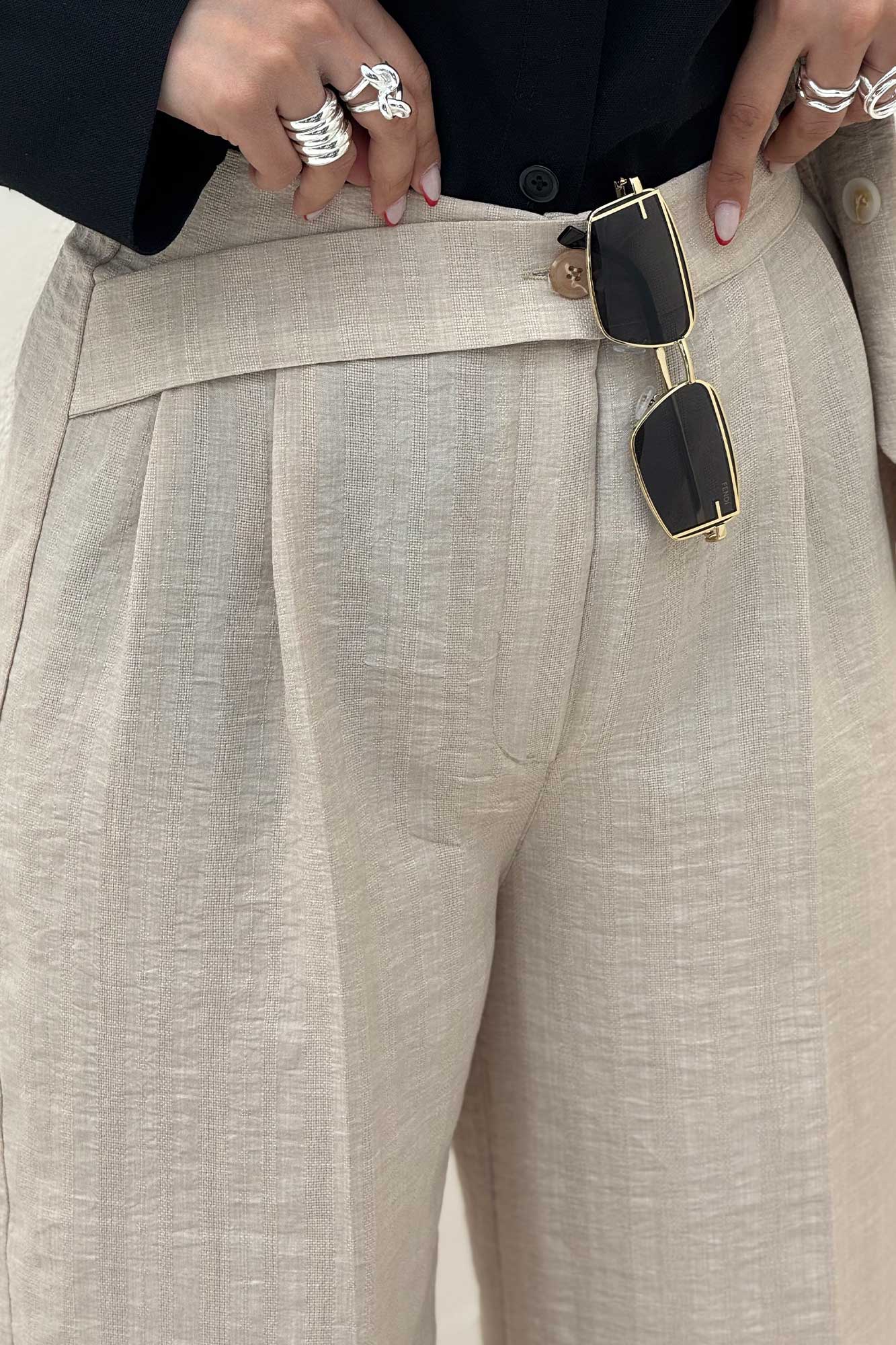 ست ژیله و شلوار شانتون راه راه KENZO