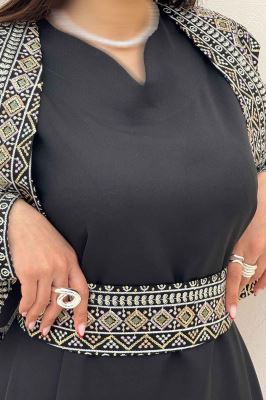 ست کت و سارافن سوزن دوزی MARLIS طرح 10