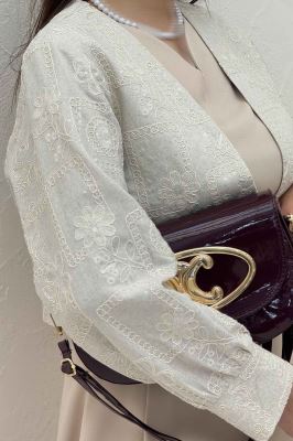 ست کت و سارافن سوزن دوزی MARLIS طرح 5