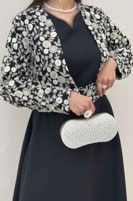 ست کت و سارافن سوزن دوزی MARLIS طرح 3