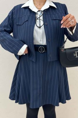 ست کت دامن کوتاه بزیاق دیپلمات دلینا