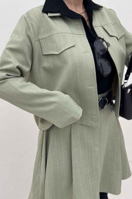 ست کت دامن کوتاه بزیاق دیپلمات دلینا