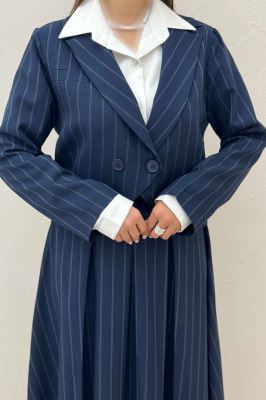 ست کت و دامن بلند بزیاق دیپلمات نیکا