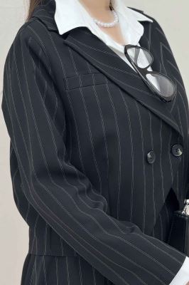 ست کت و دامن بلند بزیاق دیپلمات نیکا