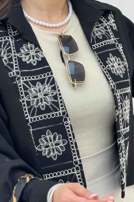 ژیله لینن تیکه سوزن دوزی کد 100 طرح 8