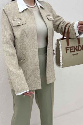 کت ژاکارد دو جیب BELKA