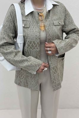 کت ژاکارد دو جیب BELKA