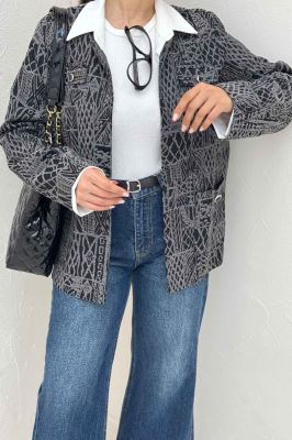 کت ژاکارد دو جیب BELKA