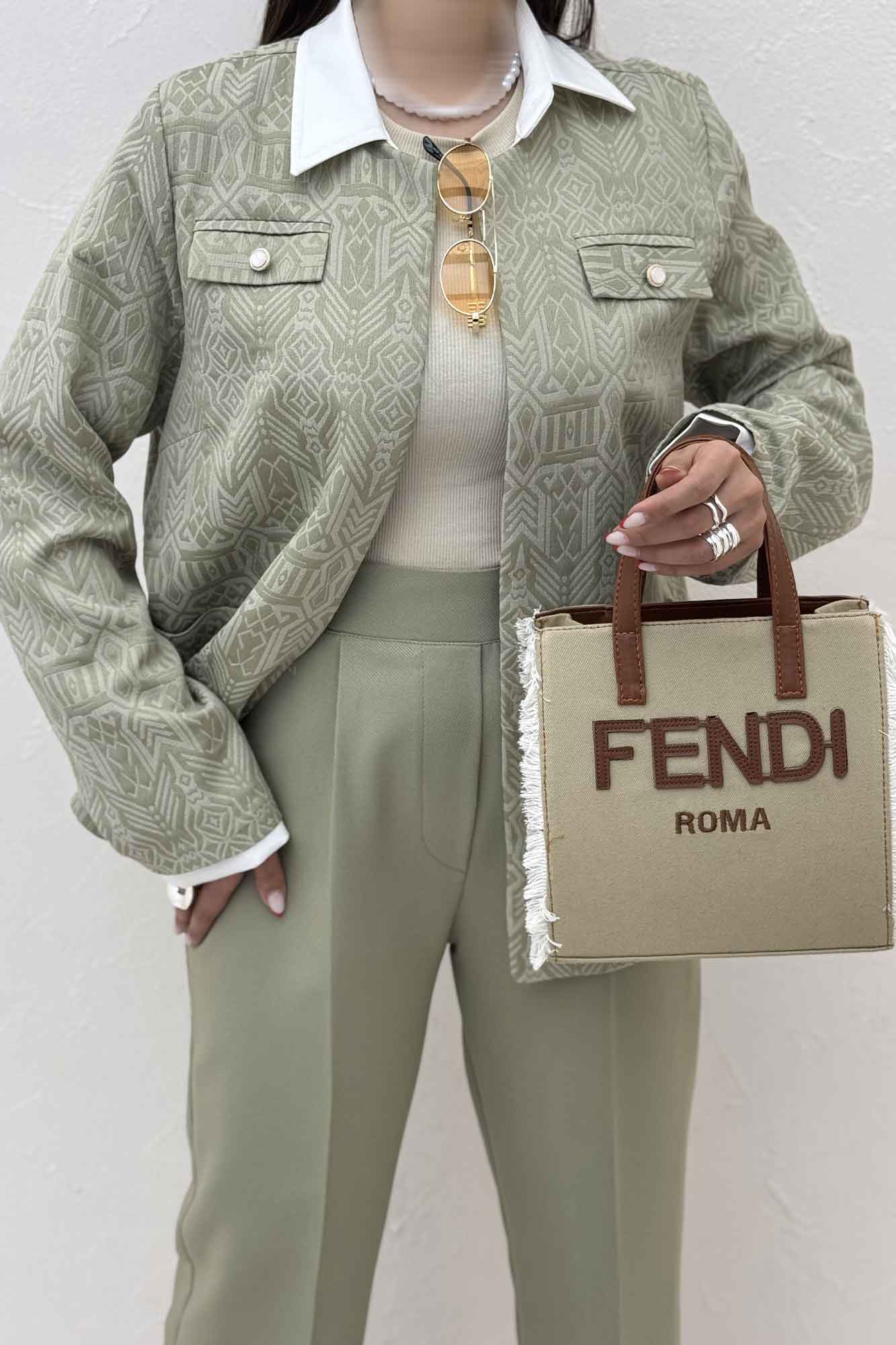 کت ژاکارد دو جیب BELKA