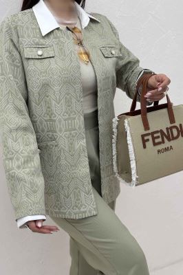 کت ژاکارد دو جیب BELKA