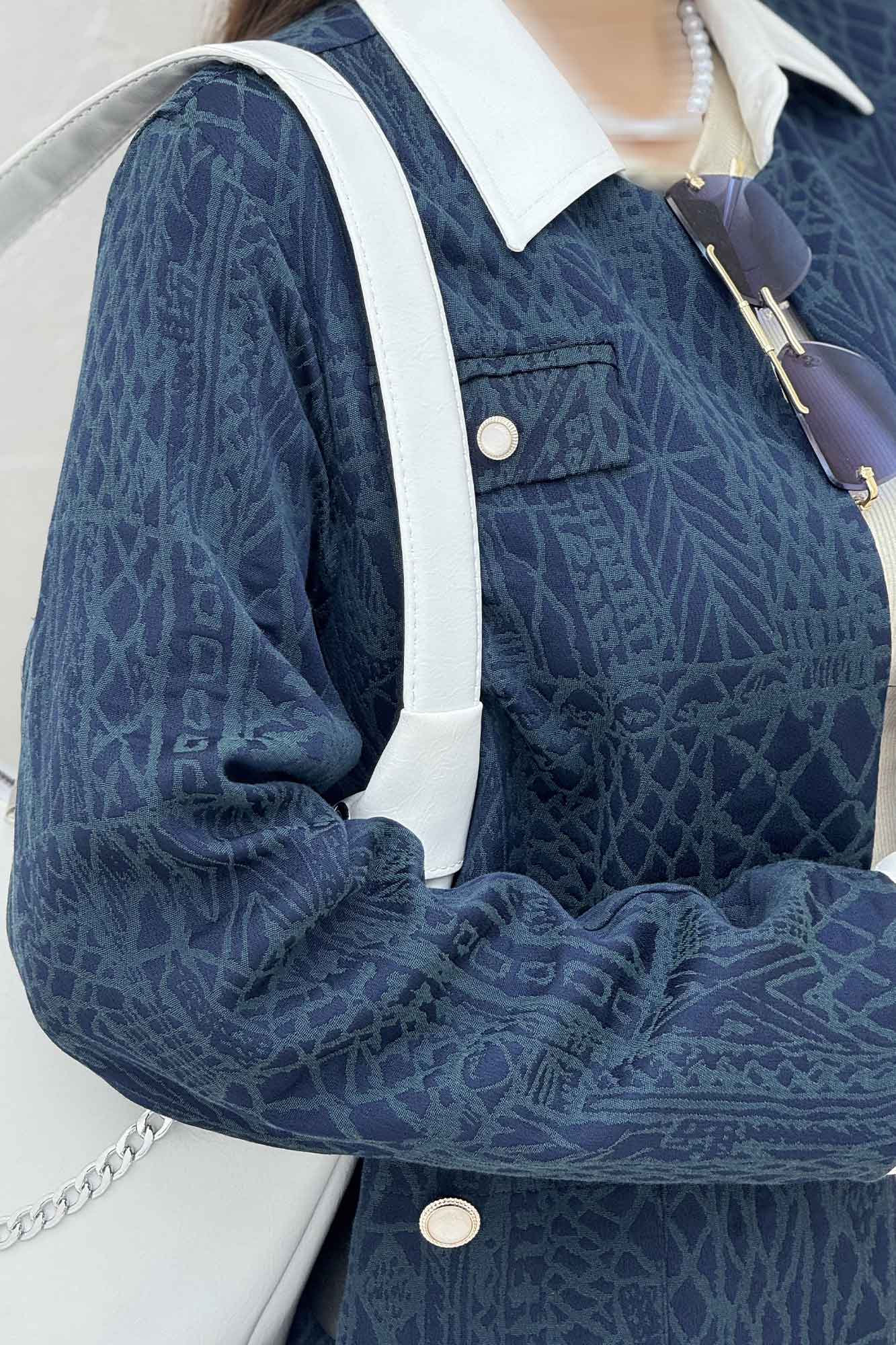 کت ژاکارد دو جیب BELKA