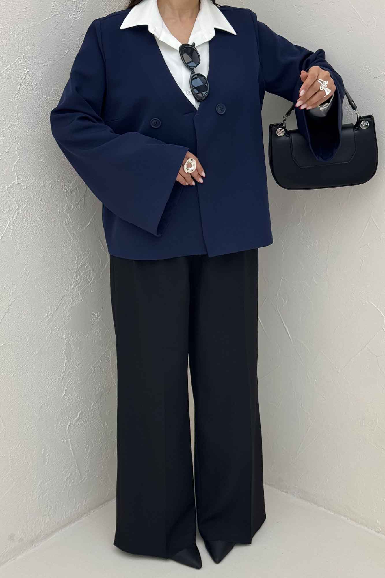 کت مازراتی یقه هفت آستین کلوش