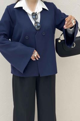 کت مازراتی یقه هفت آستین کلوش