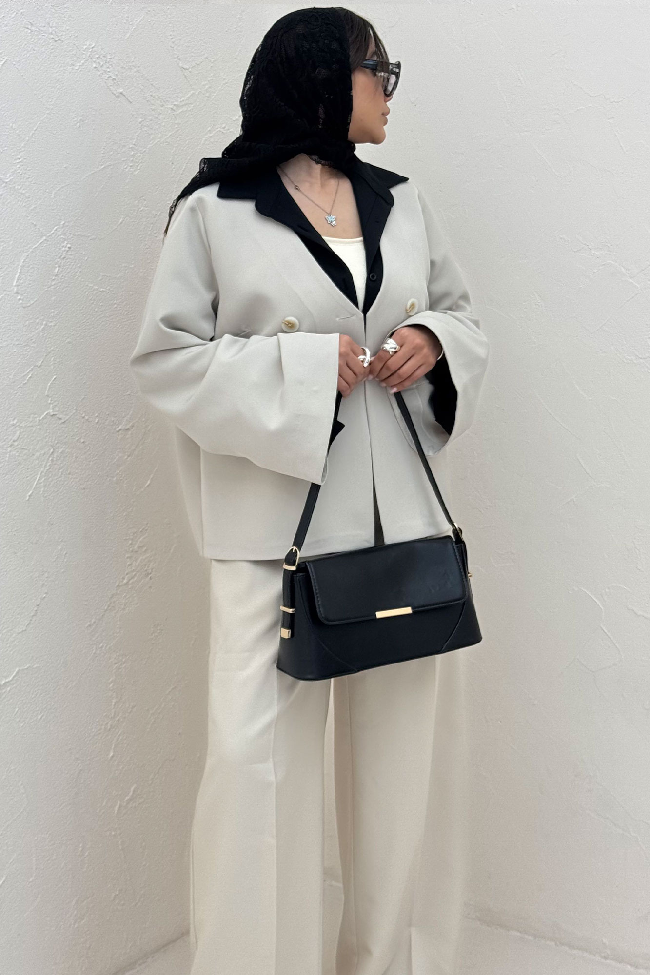 کت مازراتی یقه هفت آستین کلوش