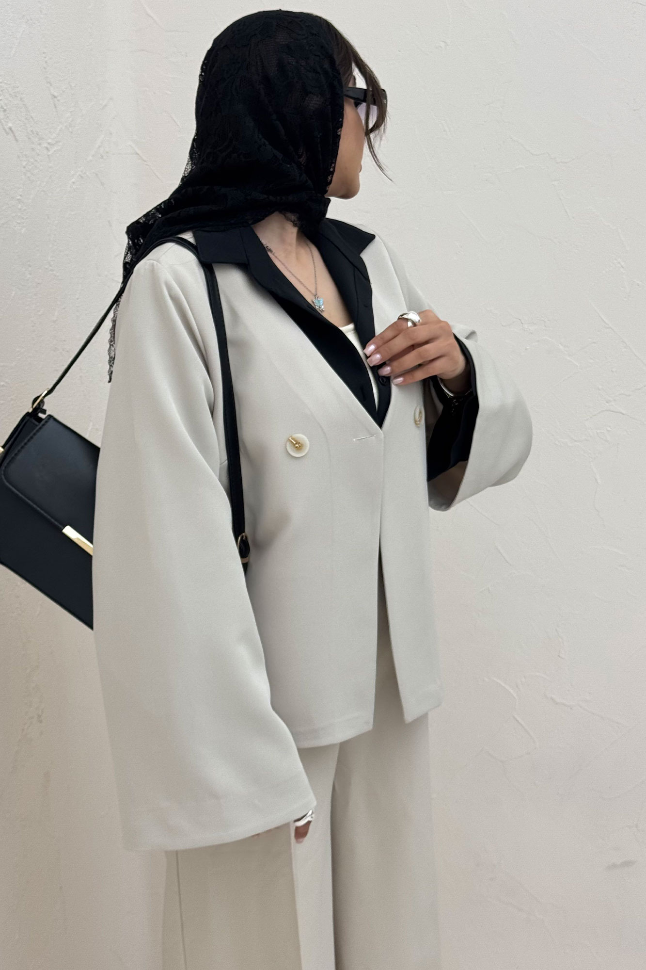 کت مازراتی یقه هفت آستین کلوش