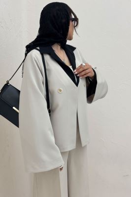 کت مازراتی یقه هفت آستین کلوش