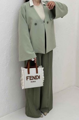 کت مازراتی یقه هفت آستین کلوش