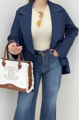 کت مازراتی کجراه دو جیب پاکتی نلیا