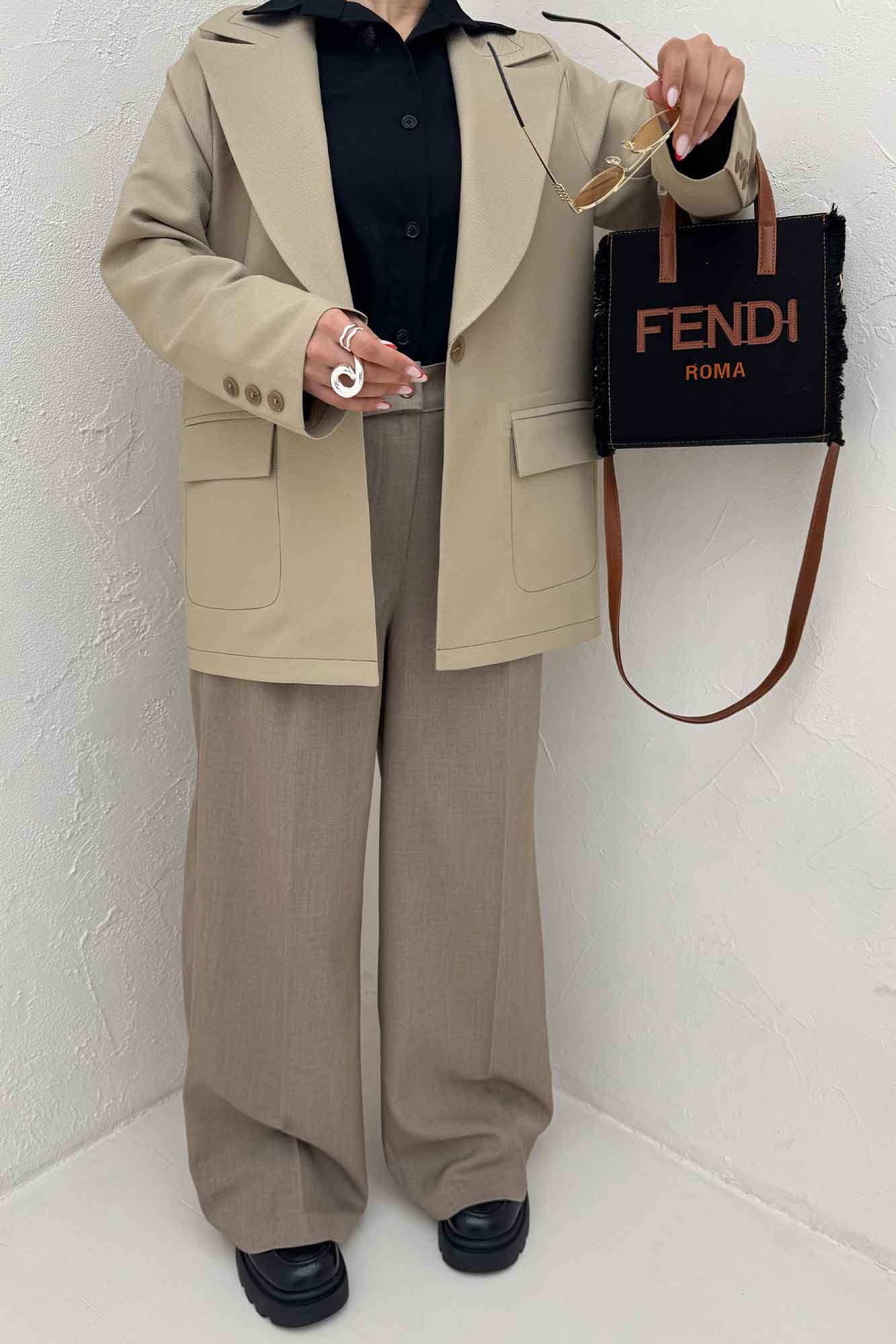 کت مازراتی کجراه دو جیب پاکتی نلیا