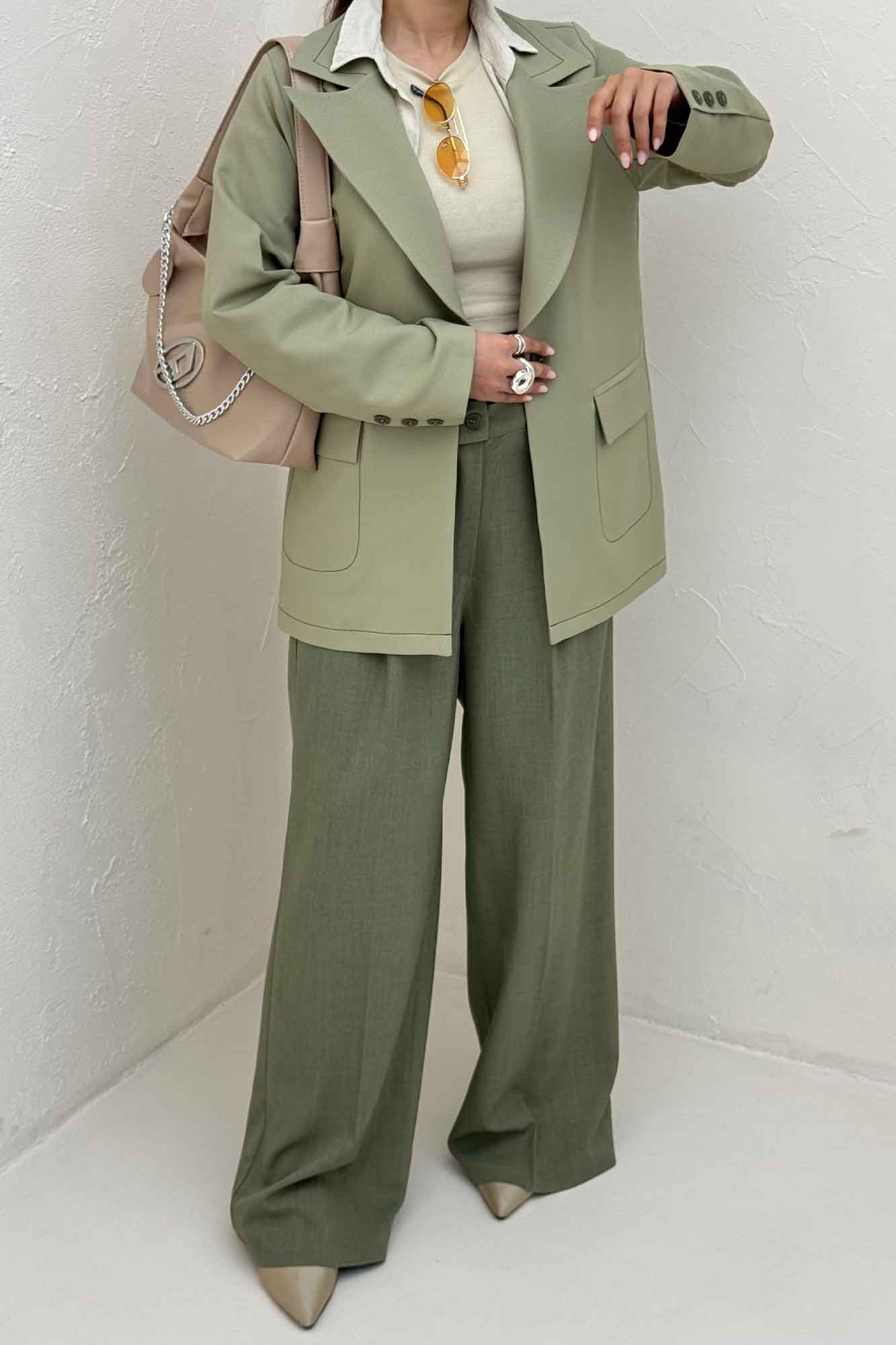 کت مازراتی کجراه دو جیب پاکتی نلیا