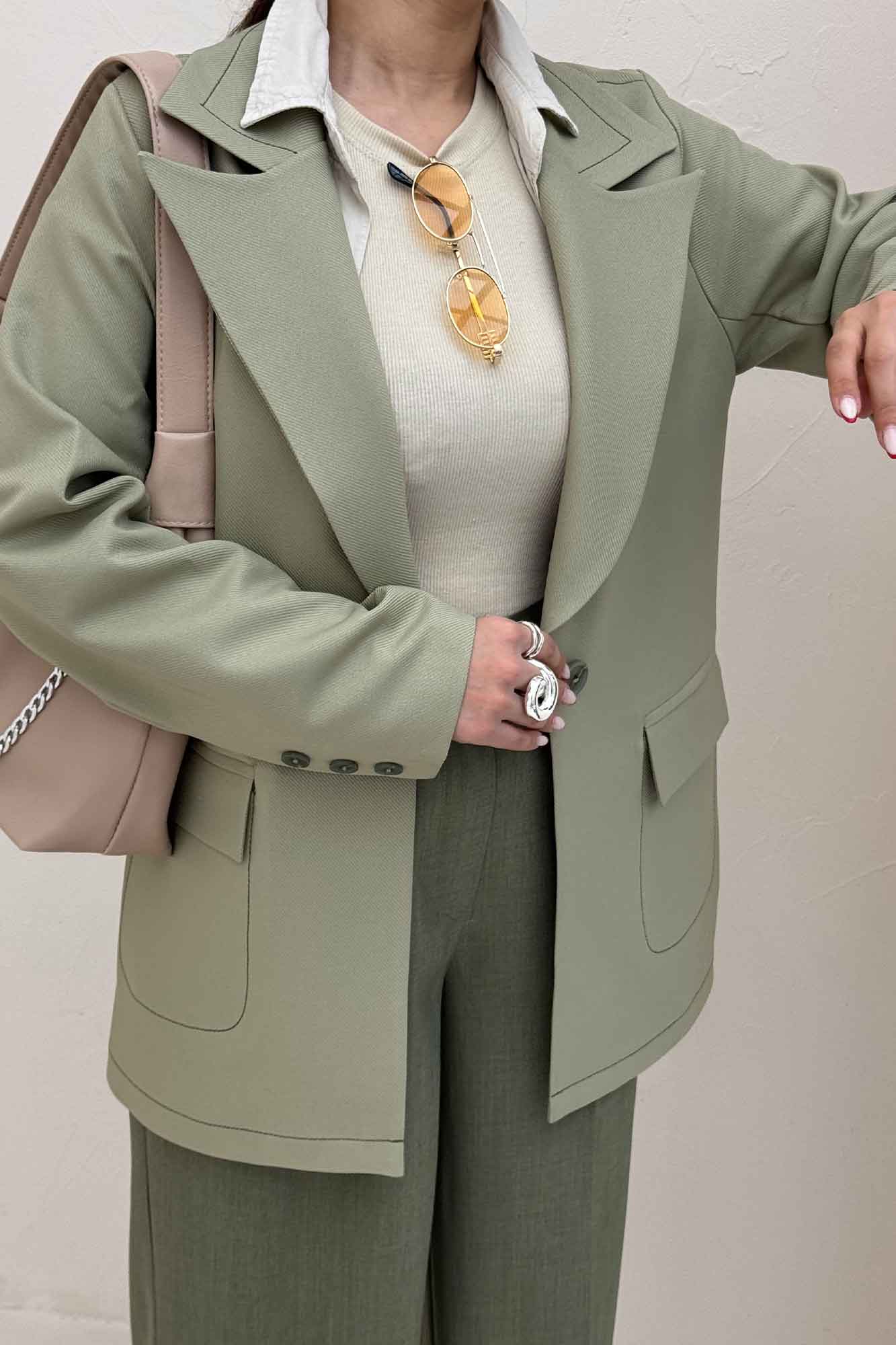 کت مازراتی کجراه دو جیب پاکتی نلیا