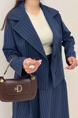 ست کت و دامن لینن دیپلمات لارنس R