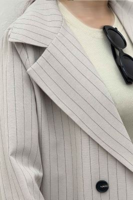 ست کت و دامن لینن دیپلمات لارنس R