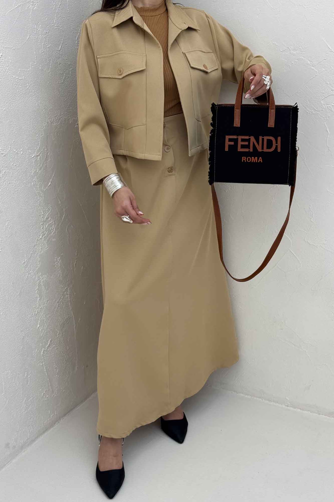 ست کت و دامن مازراتی وودی