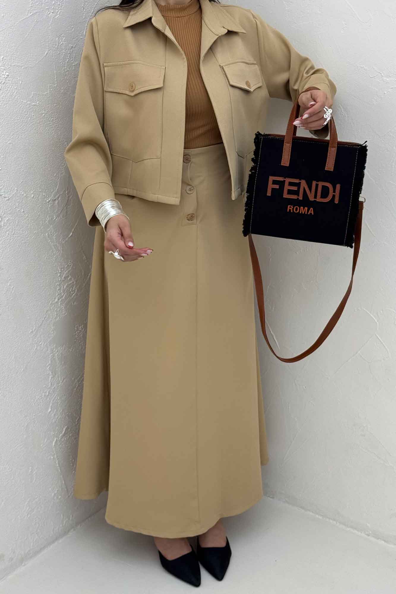 ست کت و دامن مازراتی وودی