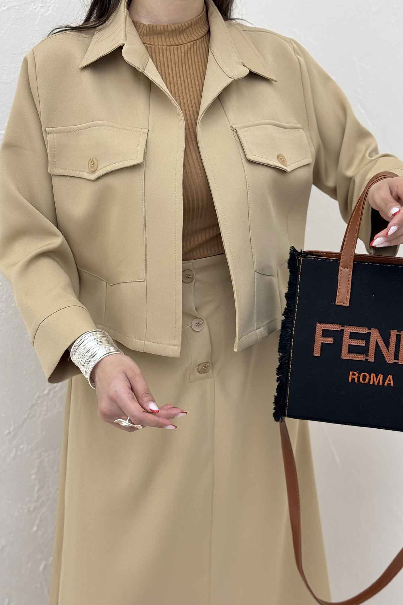 ست کت و دامن مازراتی وودی