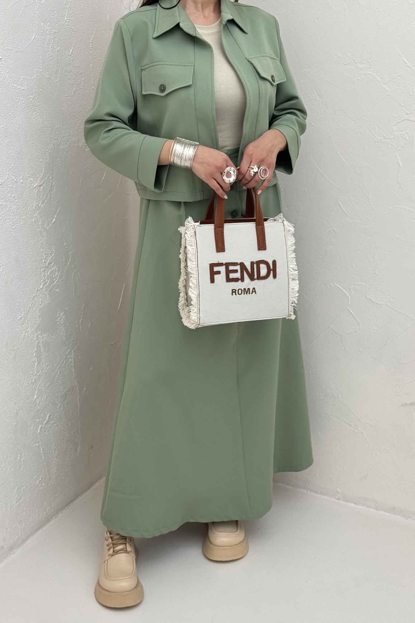 ست کت و دامن مازراتی وودی