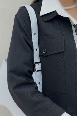 کراپ کت مازراتی کجراه دو جیب پاکتی